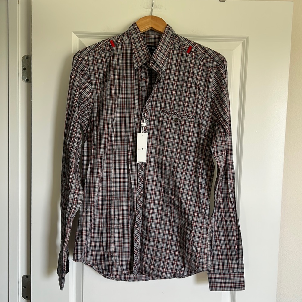 STONE ROSE SHIRT TOP SIZE 4 SLIM NWOT